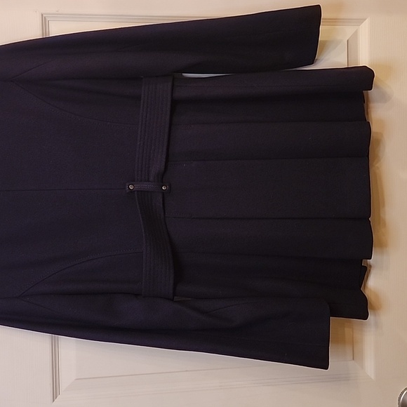 MISS SIXTY Size M Eggplant Purple flared peacoat - Picture 5 of 8